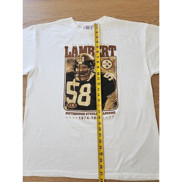Vintage NFL Players Inc. Pittsburgh Steelers XL Jack Lambert Rare Graphic Print - Picture 4 of 10